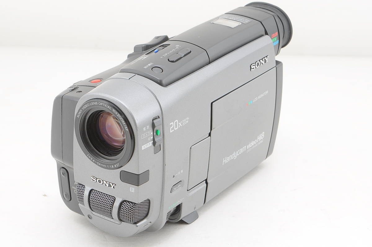 キラ50]動作品 ソニー Hi8ビデオカメラ CCD-TRV90 8mm Video8 SONY