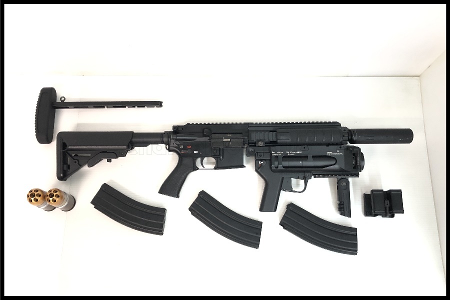 東京)東京マルイ HK416D DEVGRUカスタム 次世代電動ガン ＆ M320A1ガス 