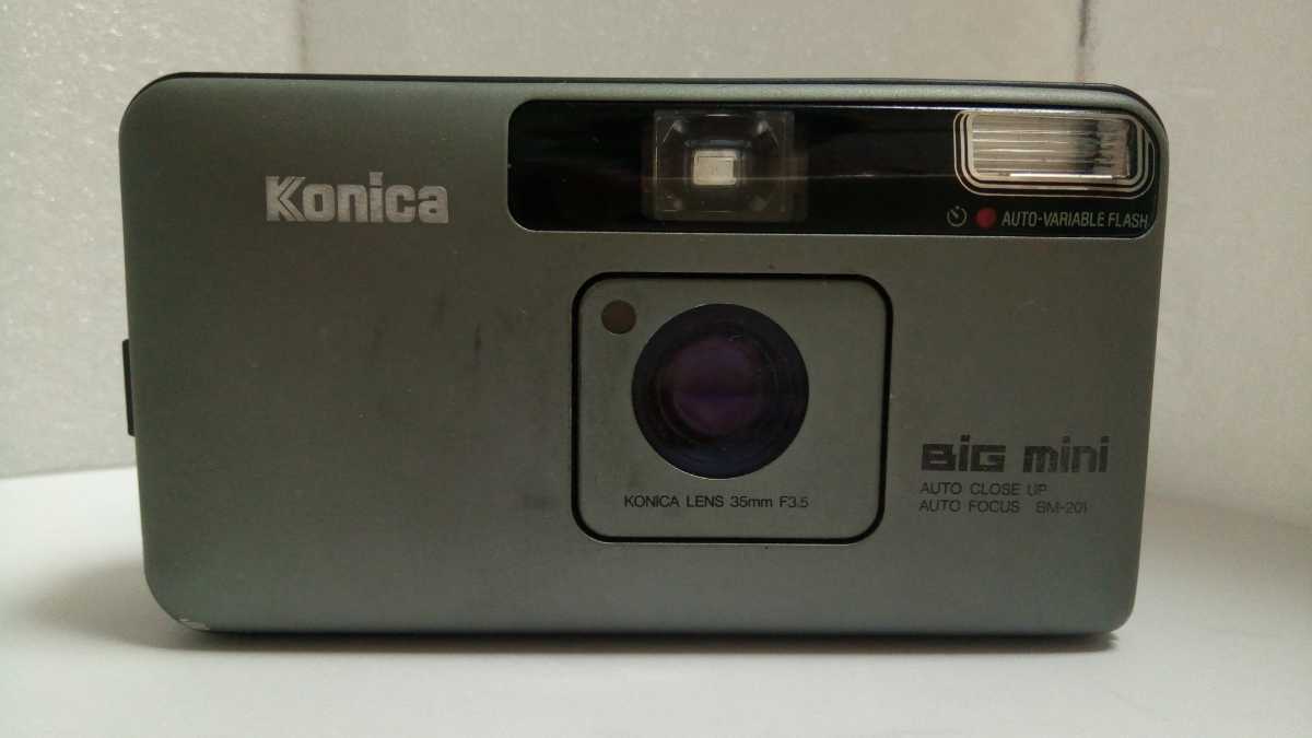 コニカ KONICA BIG mini BM-201 コンパクトフィルムカメラ 動作未確認