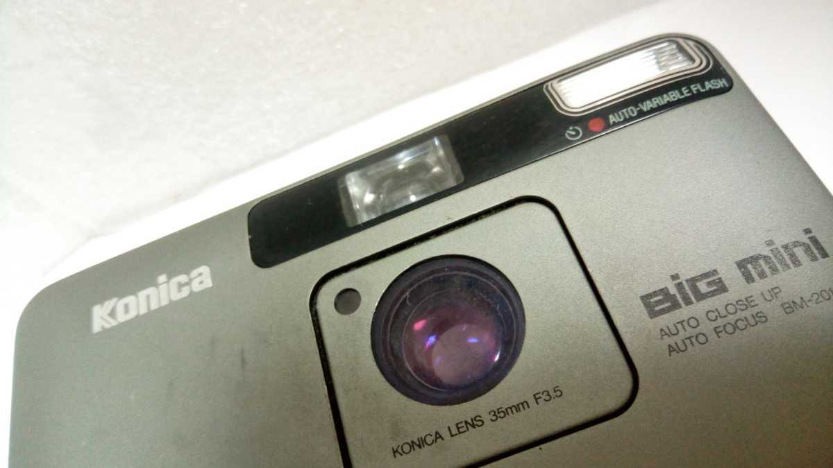 コニカ KONICA BIG mini BM-201 コンパクトフィルムカメラ 動作未確認