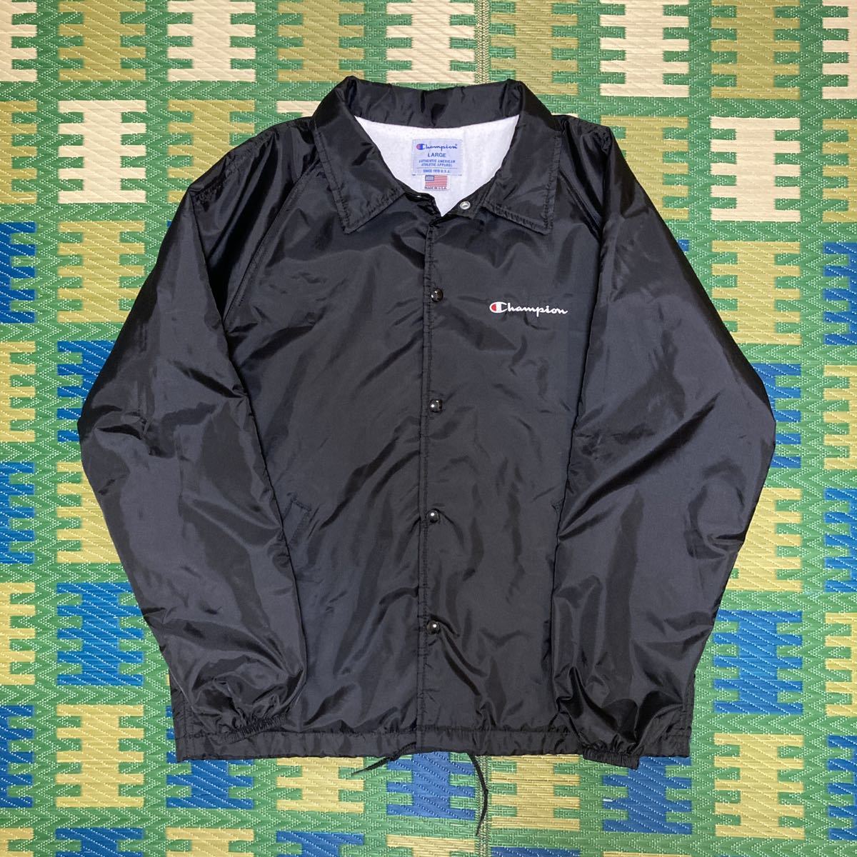 新品，豊富な 試着のみ チャンピオンのコーチジャケット アメリカ製モデル MADE IN USA 国内正規品 Champion Reverse Weave(Lサイズ)｜売買されたオークション情報、yahooの商品情報をアーカイブ公開 - オークファン Lサイズ