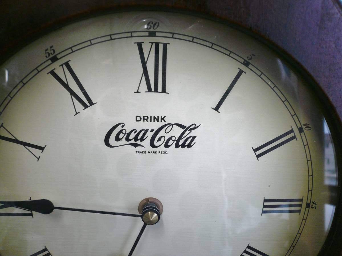 ◇非売品◇コカ・コーラ100周年限定記念 壁掛振り子時計 Coca-Cola