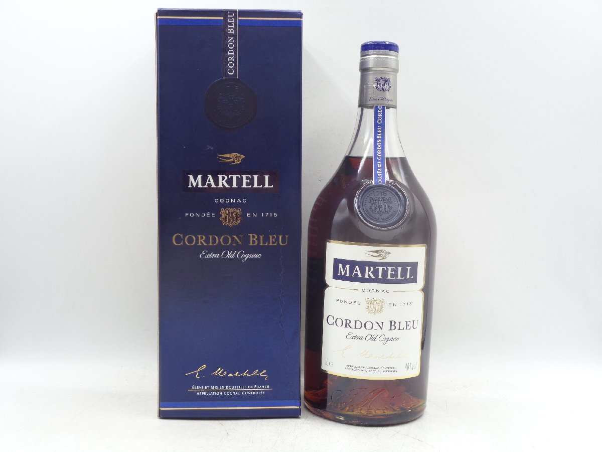 MARTELL CORDON BLEU マーテル コルドンブルー ブランデー 1000ml 箱入