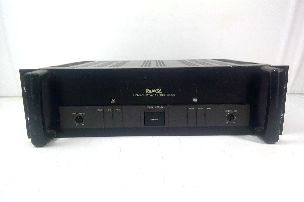 WP-9201 RAMSA パワーアンプ National ラムサ - パワーアンプ◇現状品