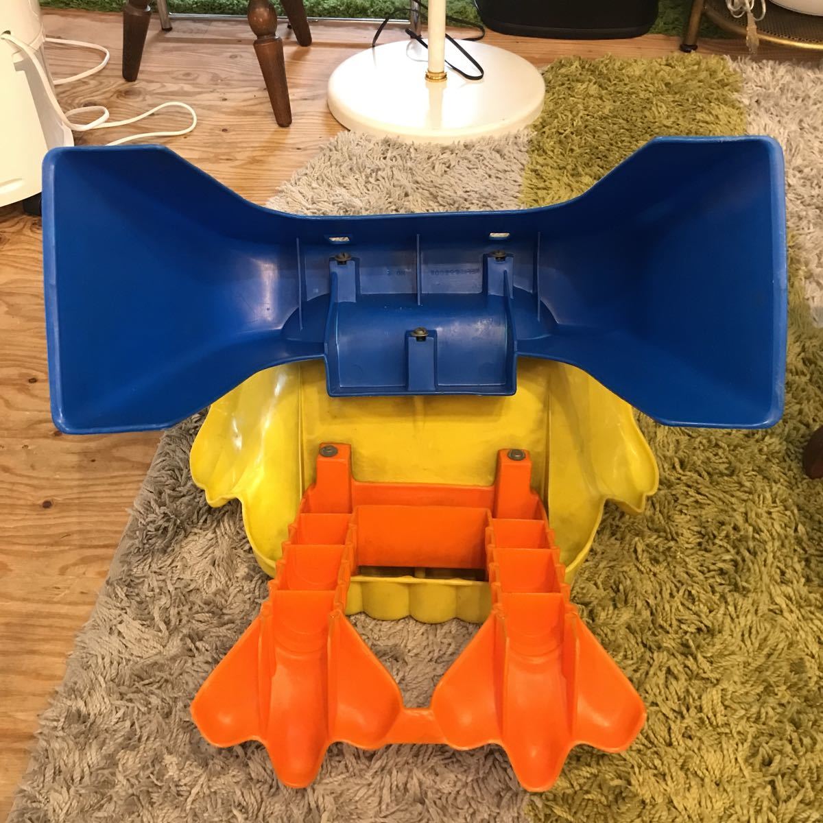 0 Big Bird Sesame Street Vintage Chair Plastic - セサミストリート