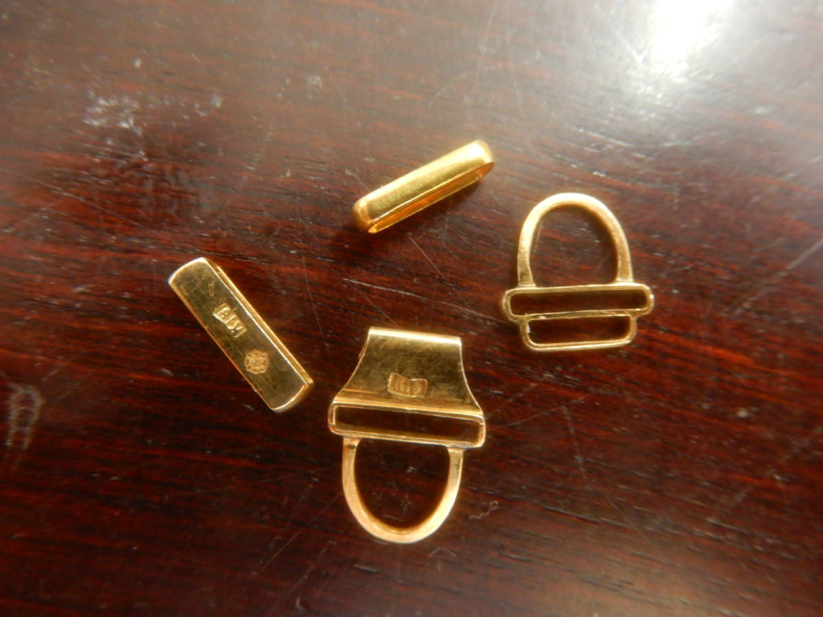 低価，豊富な ＜銀の斧＞K18刻印 昔の帯締め用金具 約1.59ｇ 18金の和装小物用金具(金)｜売買されたオークション情報、yahooの商品情報をアーカイブ公開 - オークファン 金