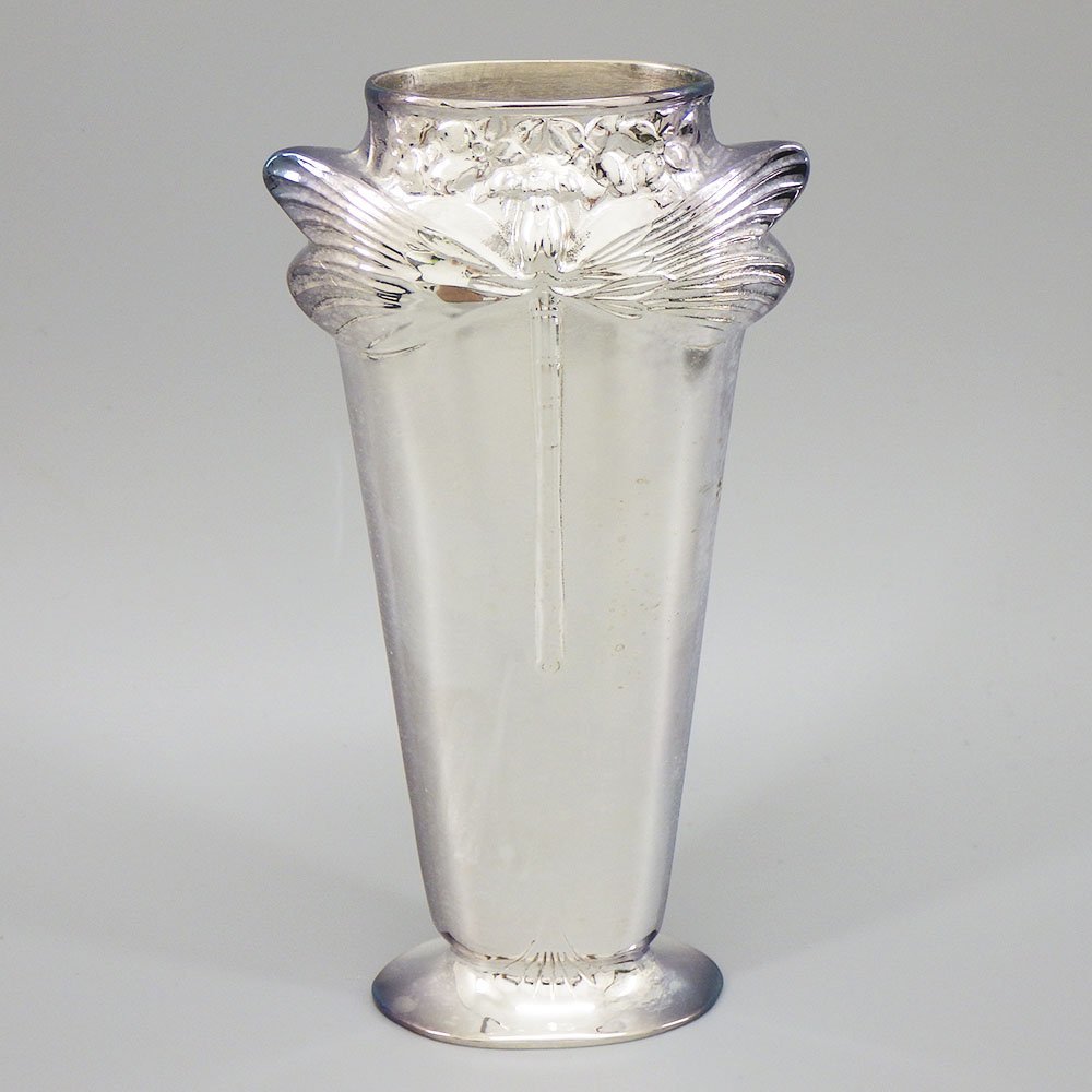 クリストフル 一輪挿し アール・ヌーヴォー クリストフル 一輪挿し