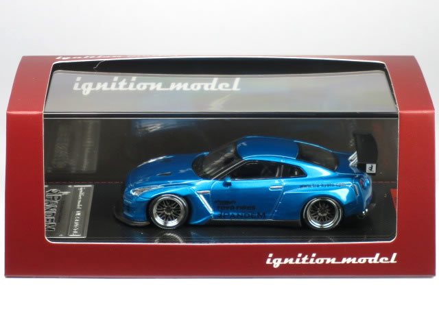 R35 GT-R 1⁄64 GT Pandem Nissan メタリックブルー Blue パンデム MINI
