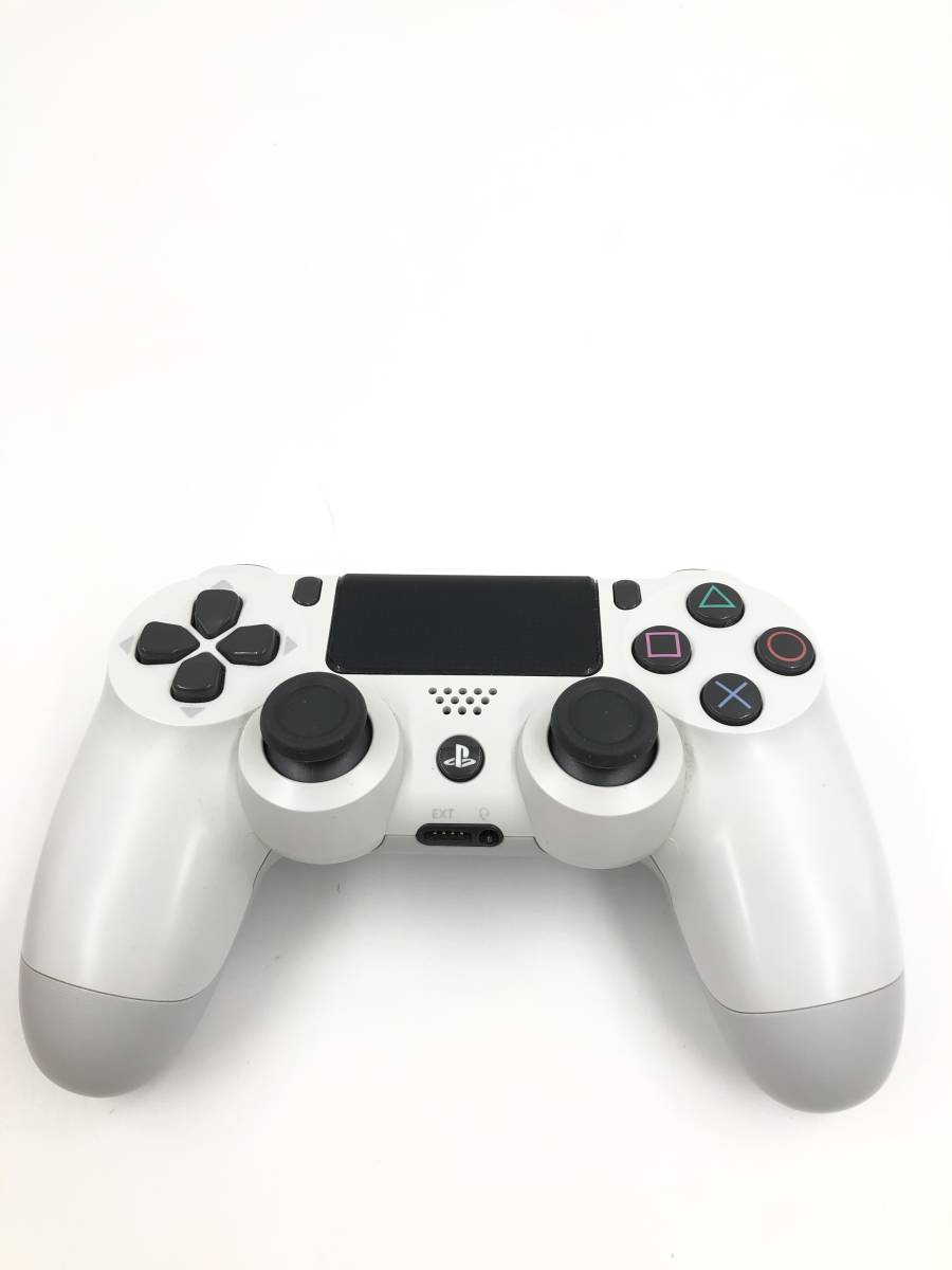 極美品 完品】 PlayStation4 グレイシャーホワイト 500GB (CUH-2100A 