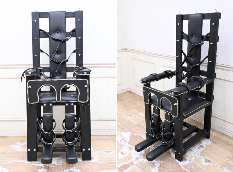 超激得，大人気 CV05 保管品 拷問椅子 チェア 審問椅子 オブジェ インテリア(家具、インテリア)｜売買されたオークション情報、yahooの商品情報をアーカイブ公開 - オークファン その他