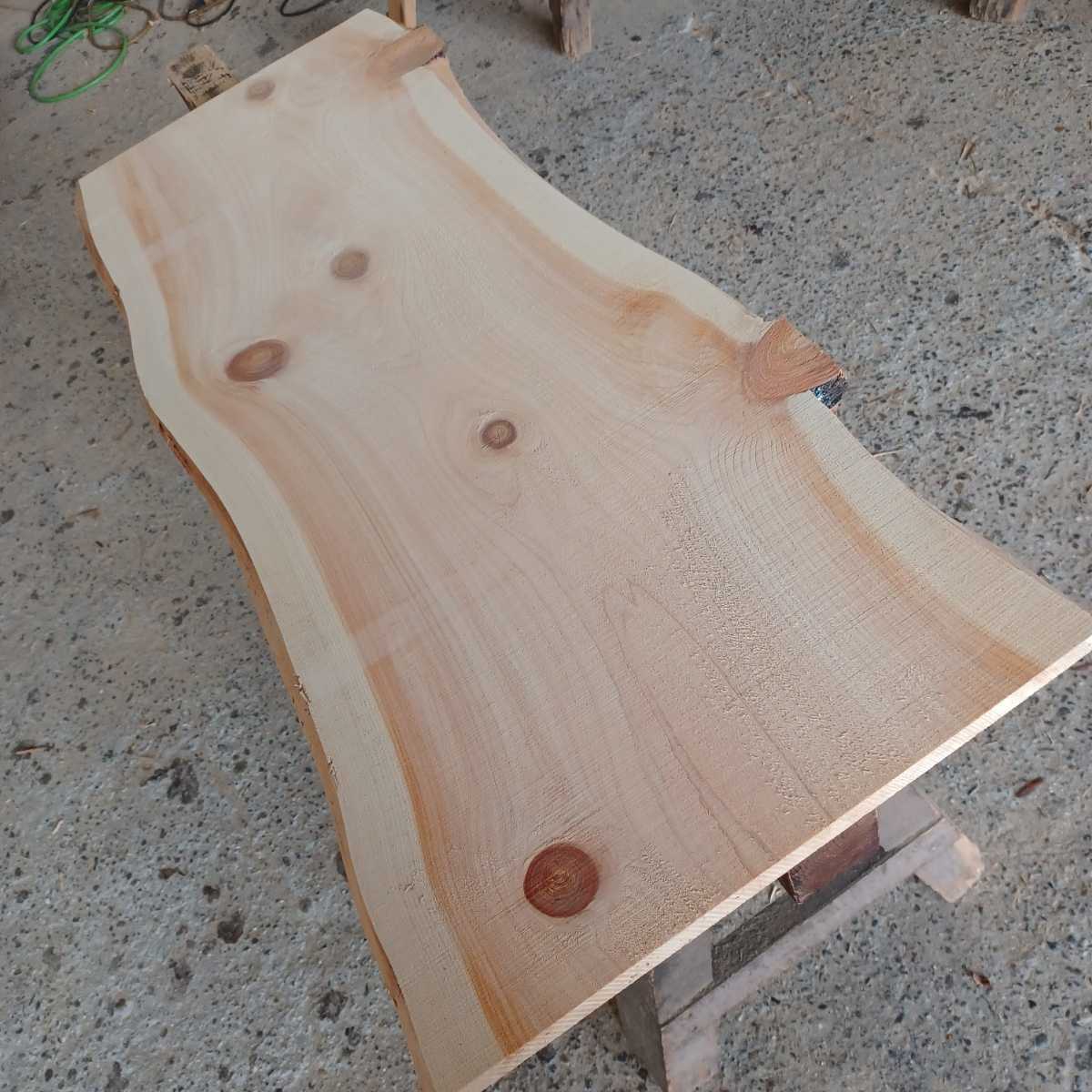 【SALE，HOT】 C-907 103&times;39 42.3&times;2cm 国産ひのき 耳節付板テーブル カウンター 看板 一枚板 桧 檜 DIY(檜（ひのき）)｜売買されたオークション情報、yahooの商品情報をアーカイブ公開 - オークファン 板、シート