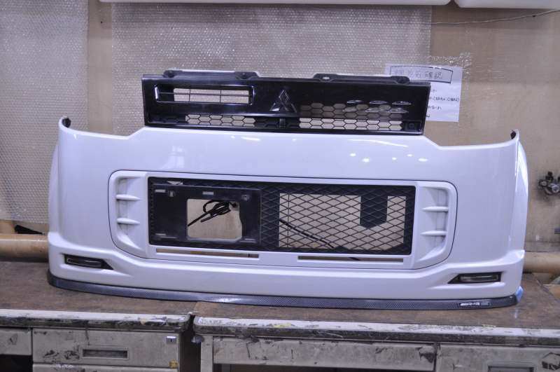 EKワゴン H82W 前期用 フロントハーフスポイラー新品送料込み｜パーツ 