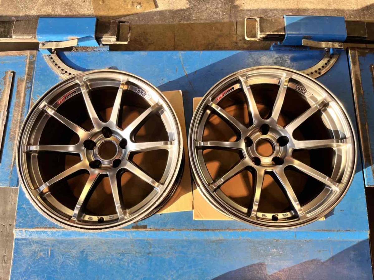 GTRサイズ SSR GTV02 10.5J-18インチ ET15 5H-114.3 2本 GTR R34 R33 
