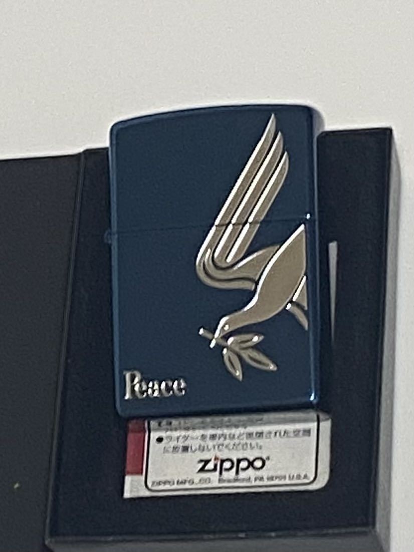 ZIPPO peace ブルーチタン 非売品 【公式通販】