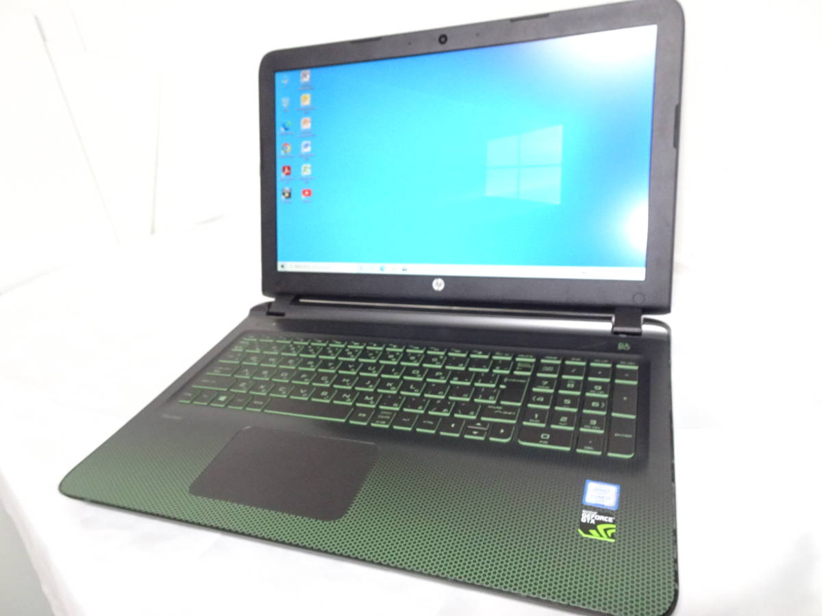 ゲーミングノートPC HP Pavilion Windows10 Core i7 6700HQ GeForce 