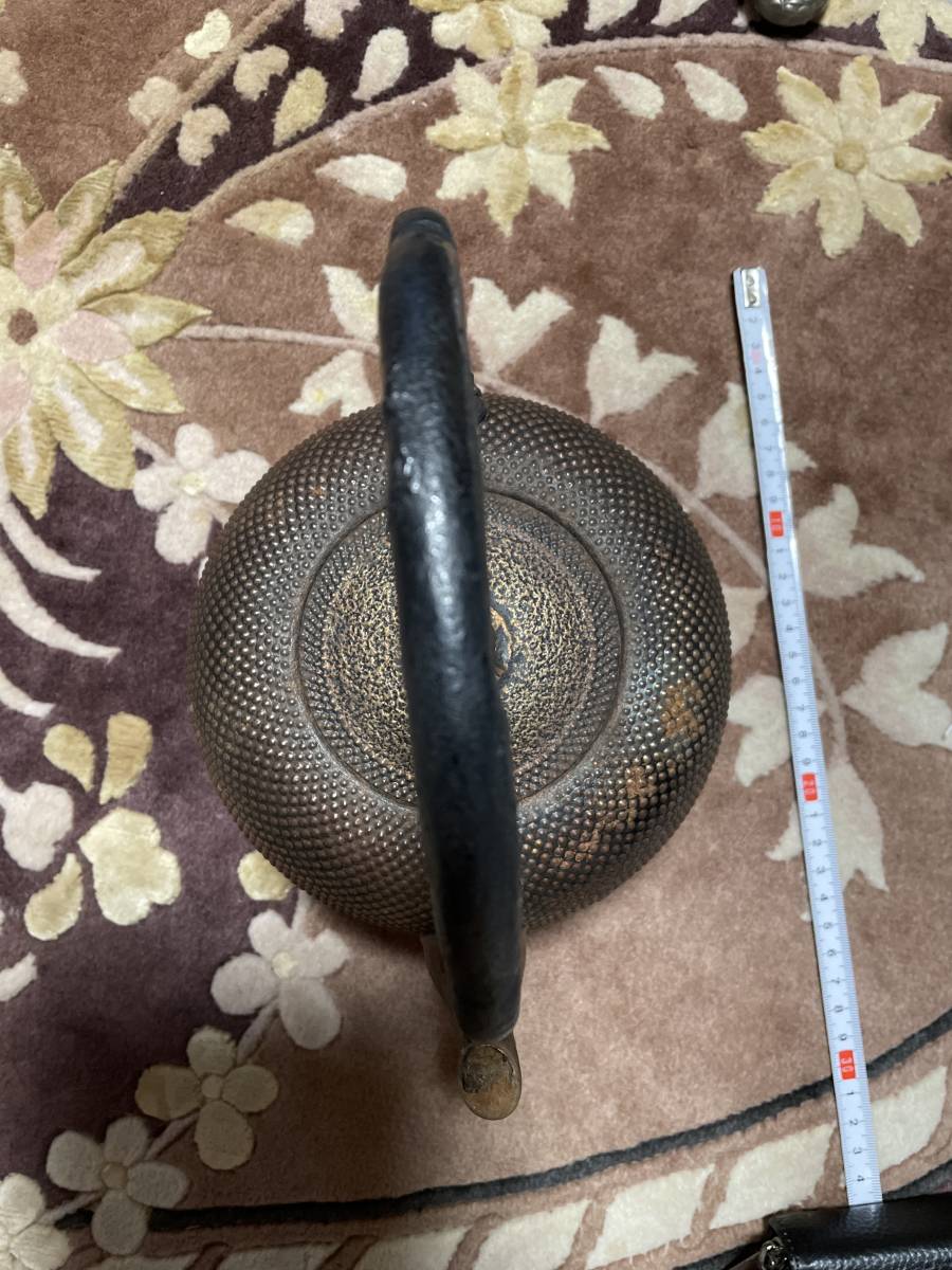 鉄瓶 | 時代鉄瓶 銅製 銅蓋 煎茶道具 公式通販 銅製蓋 - 南部鉄器 細工