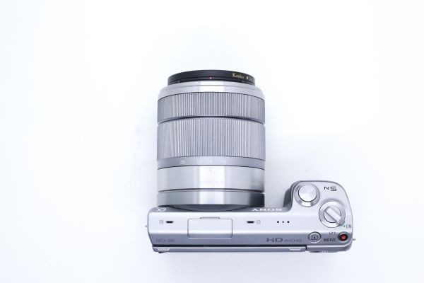 KN0027/美品/ソニー/NEX-5N/ダブルレンズキット(シルバー)/デジタル