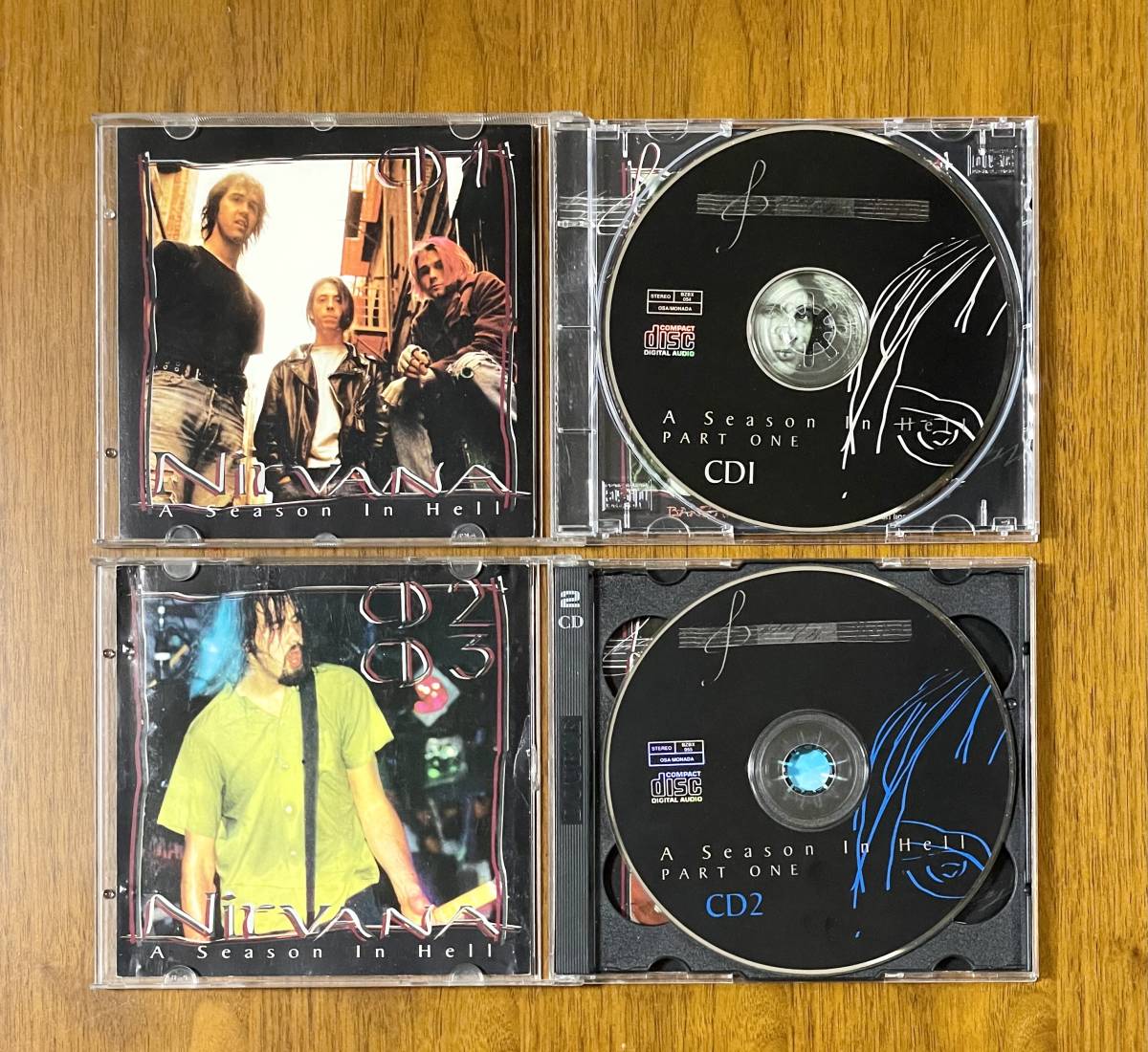 CD：NIRVANA A SEASON IN HELL PART ONE ニルヴァーナ：3枚組：BOX仕様