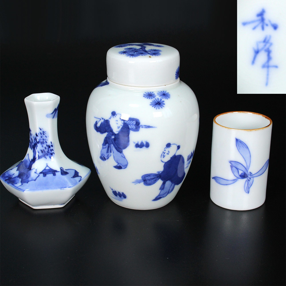 清朝期 色絵人物文花瓶 唐物 中国美術 【公式通販】