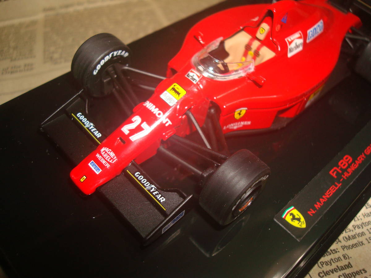 フェラーリ F1-89（640） 1989年 ハンガリーGP N.マンセル ホット