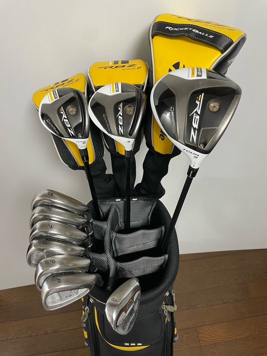 ☆大人気爆飛び白ヘッド☆ テーラーメイド RBZ STAGE2セット S