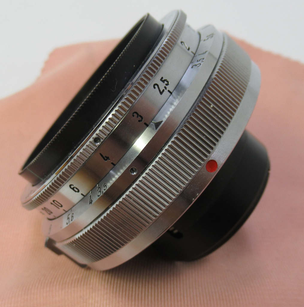 中古カメラレンズ@コンタックス用 プラナー35 F3.5 コンディション優良