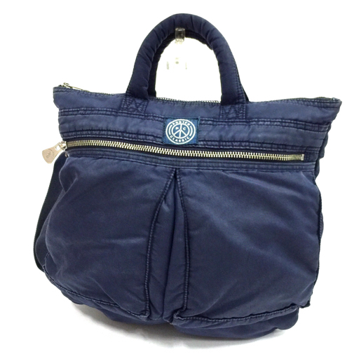 Porter Classic 2WAY ショルダーバッグ ネイビー ポータークラシック ナイロン 2way ショルダーバッグ ハンドバッグ