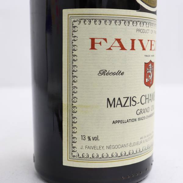 FAIVELEY（フェブレ）マジ シャンベルタン グランクリュ1988 13