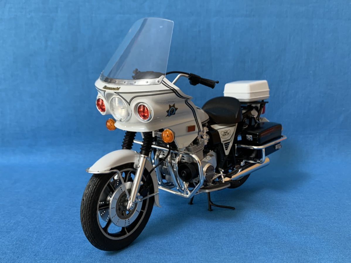 限定SALE，得価 1/12 アオシマ 112 CHP カリフォルニア ハイウェイパトロール KAWASAKI POLICE1000 完成品 1円 1円〜 1円スタート カウリングタイプ(カワサキ)｜売買されたオークション情報、yahooの商品情報をアーカ カワサキ