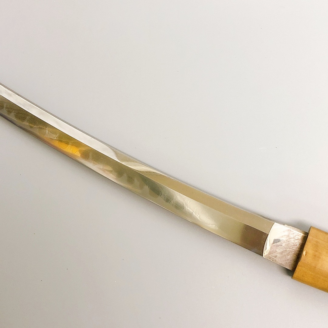 最終価格！期間限定本日まで日本刀　脇差　時代物　武具 脇差 武具 在銘 古き時代物 作州住助房 全長65.9cm 登録証