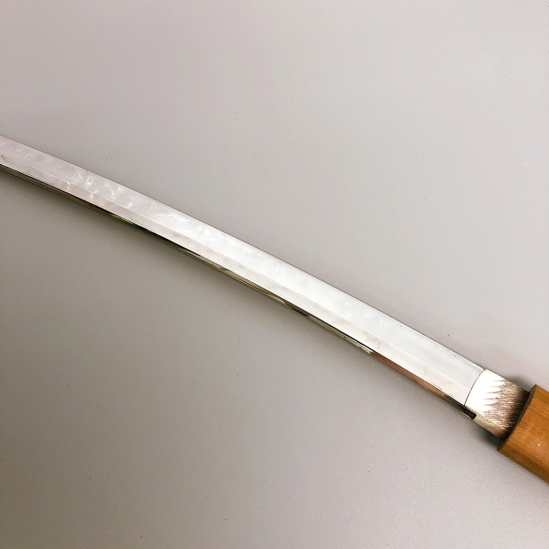 脇差 武具 在銘 古き時代物 作州住助房 全長65.9cm 登録証