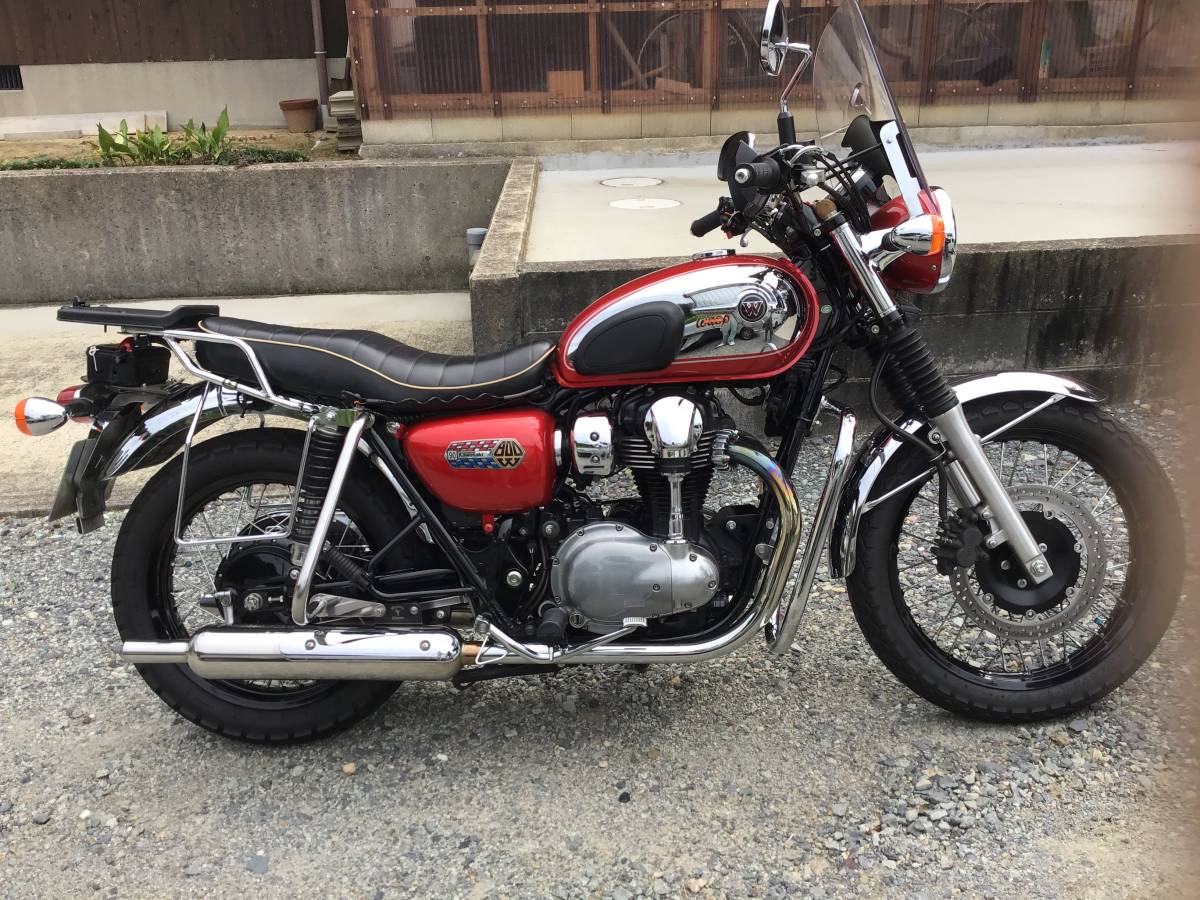カワサキW800 アールズ・ギア ワイバンクラシックフルエキゾースト 