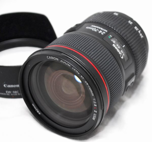 良品・純正フード付き】Canon キヤノン EF 24-70mm F2.8 L Ⅱ USM