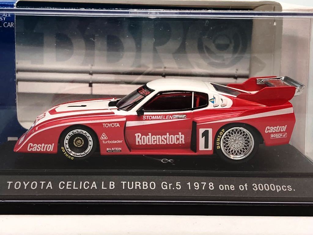 エブロ1/43 トヨタセリカLB ターボ Gr.5 1978 #1 トヨタ 1⁄43 ターボ