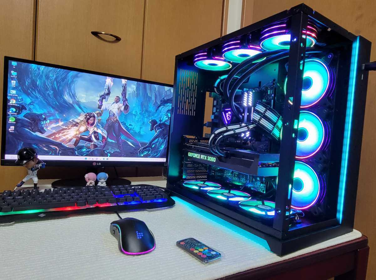 ゲーミングPC／CORE I9 11900K／GEFORCE RTX 3080／NVMe M.2 1TB／RGB 