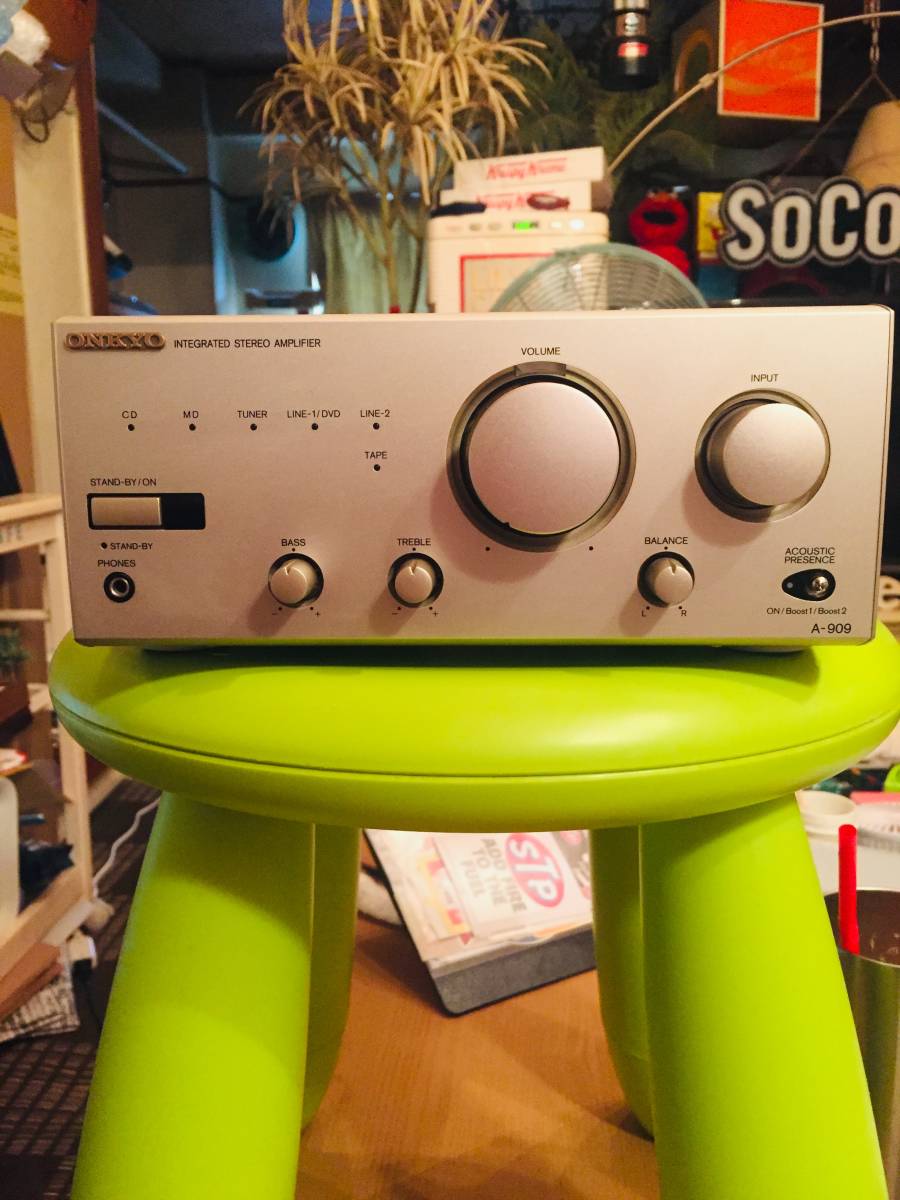 ONKYO A-909 プリメインアンプ | オンキョー アンプ INTEC205