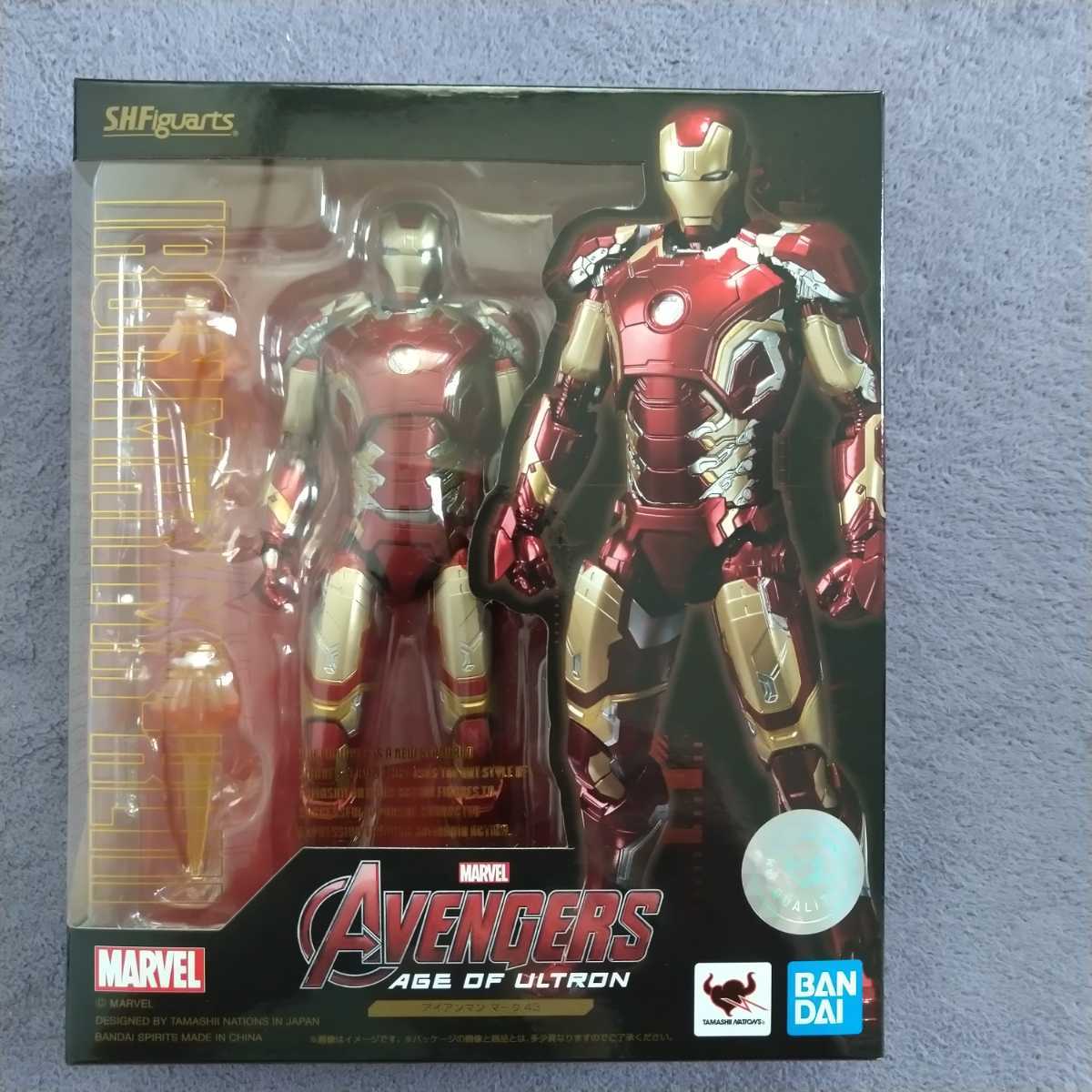 フィギュアーツ　アイアンマン　マーク43　　アベンジャーズ　エイジ　オブ　ウルトロン　　S.H.Figuarts