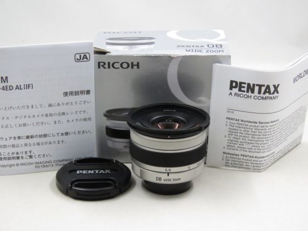 [19661Y0]★新品級★PENTAX 08 WIDE ZOOM SMC PENTAX 3.8-5.9mm F3.7-4 ED AL (IF) 元箱付き