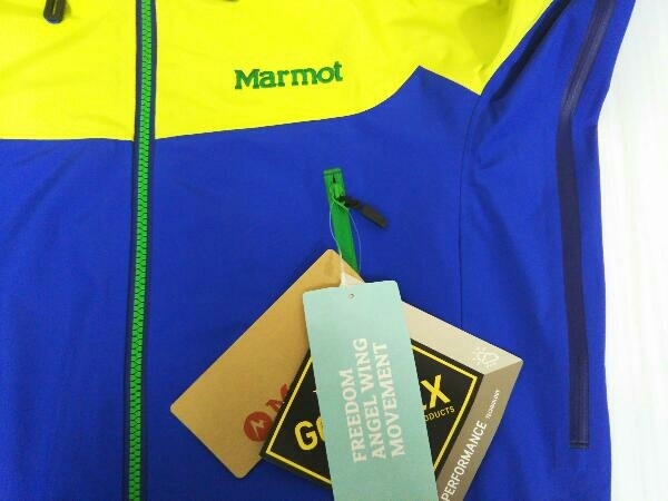 Marmot A Jacket マムート エージャケットマウンテンパーカー ナイロン イエロー ブルー HLSU S Marmot マーモット マウンテンパーカー Thru Marmotマーモット 男女別マムートのマウンテンパーカーおすすめ17選！ゴアテック
