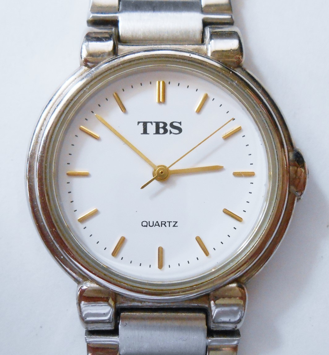 CITIZEN TBSロゴ入 クォーツ腕時計 6031-343611 正常稼働 シチズン 