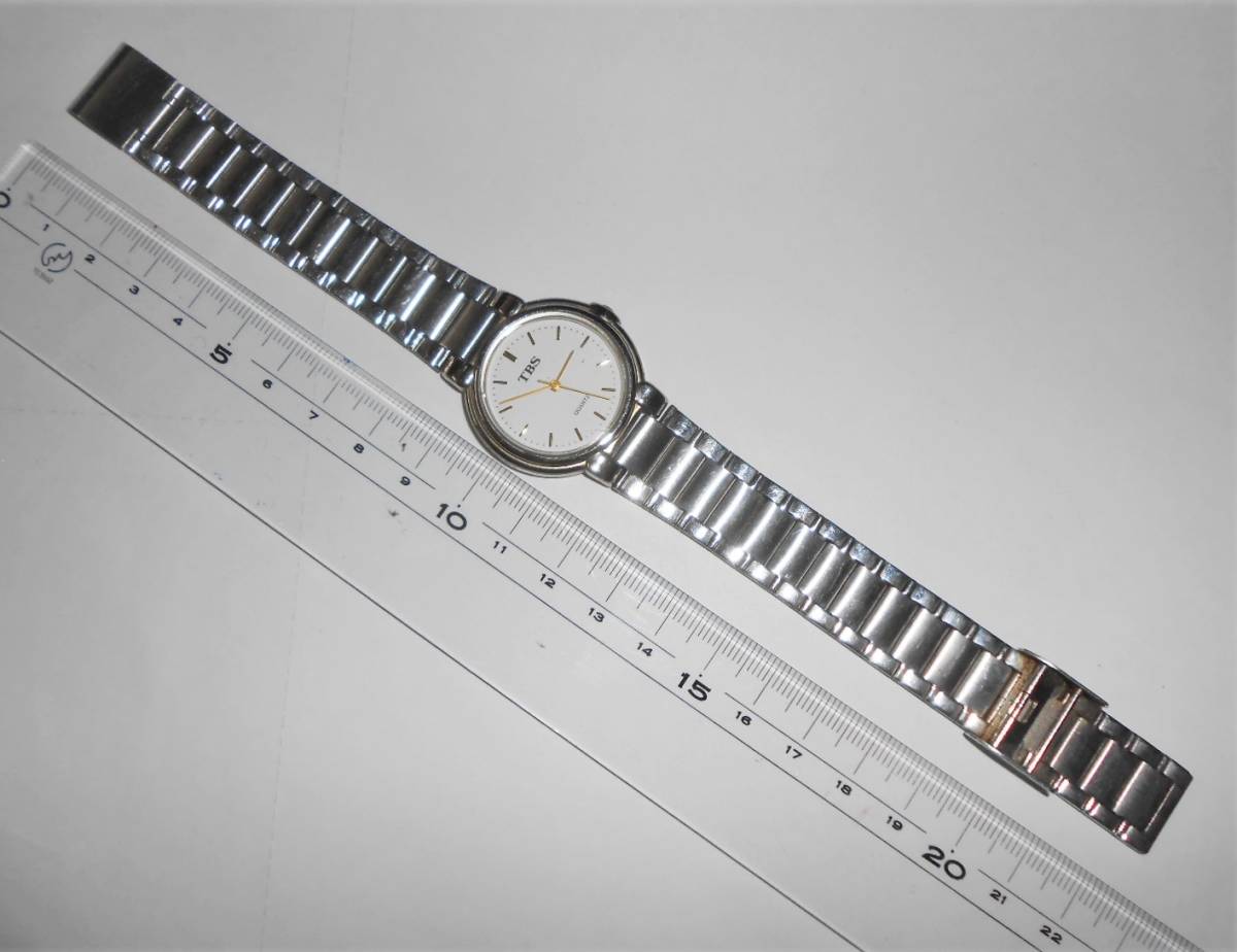 CITIZEN TBSロゴ入 クォーツ腕時計 6031-343611 正常稼働 シチズン 