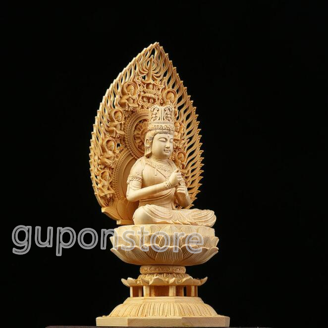 総檜材 大日如来座像 仏教工芸品 木彫仏教 精密彫刻 仏師で仕上げ品