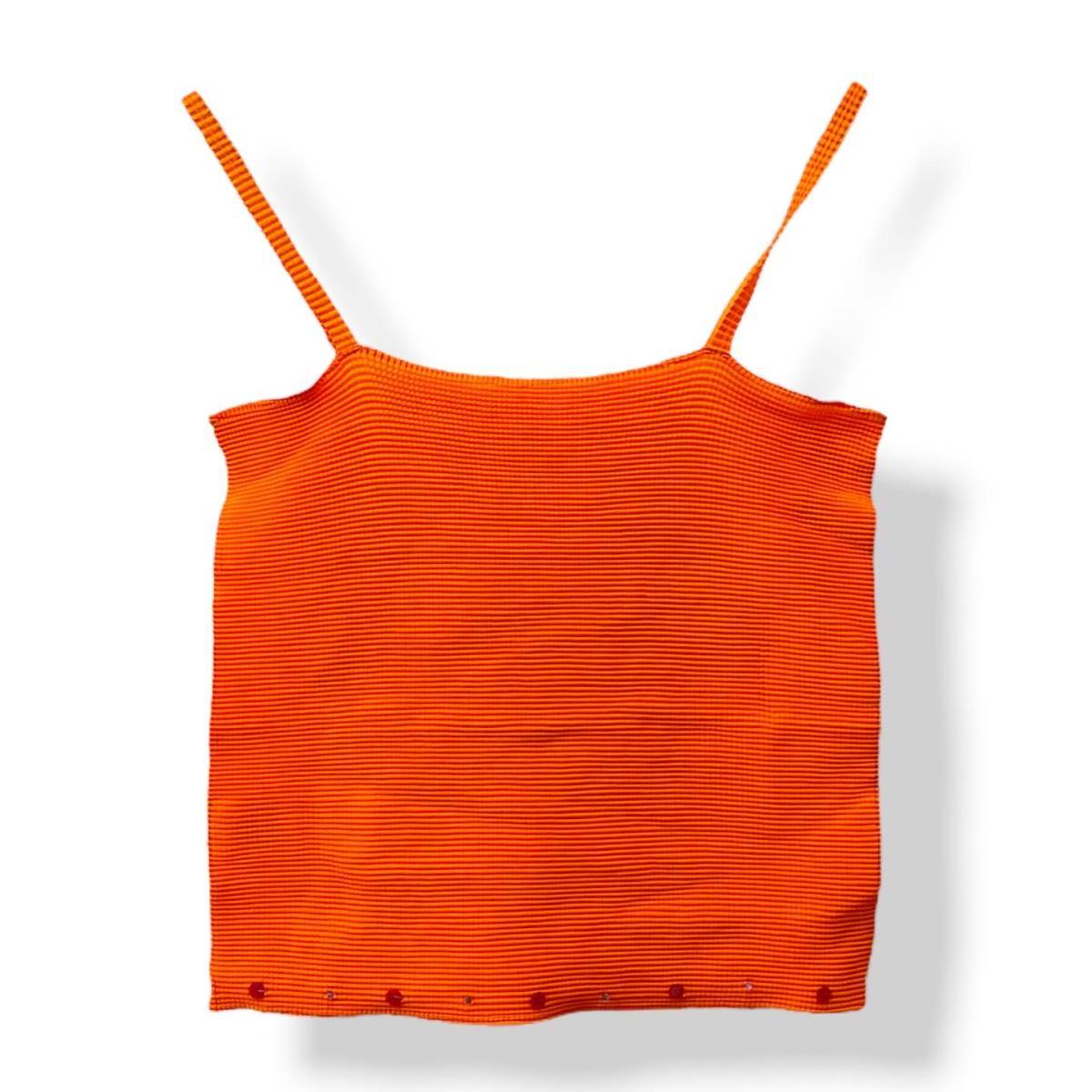 90SS ISSEY MIYAKE PLEATS (T.) Pleats Waffle Camisole プリーツ