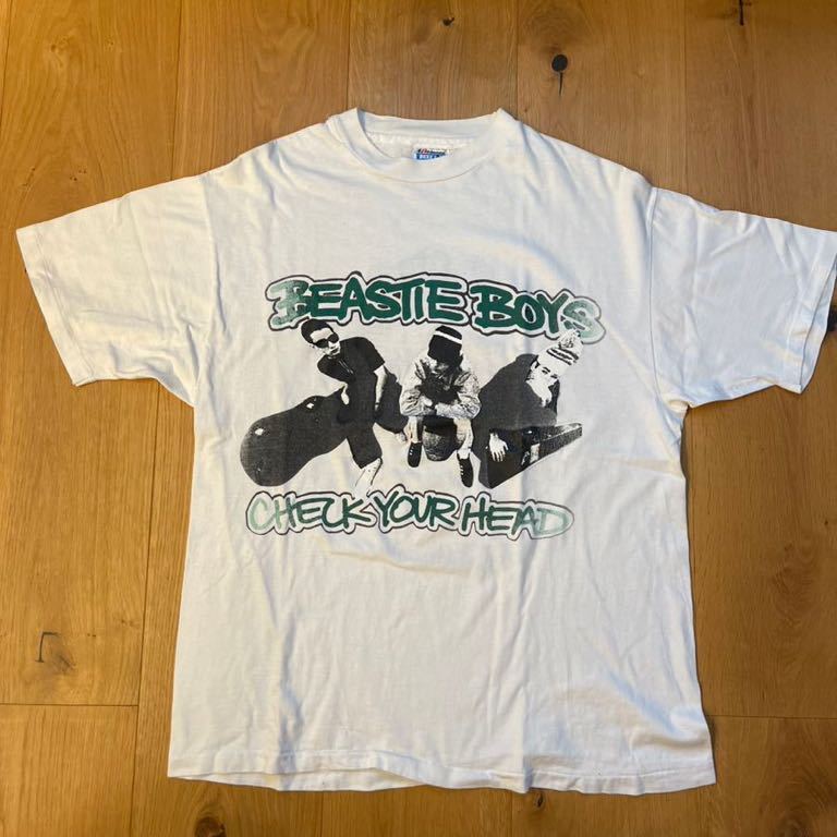 大人気，豊富な スペシャル1円スタート ビースティボーイズ check your headTシャツ(Tシャツ)｜売買されたオークション情報、yahooの商品情報をアーカイブ公開 - オークファン Tシャツ