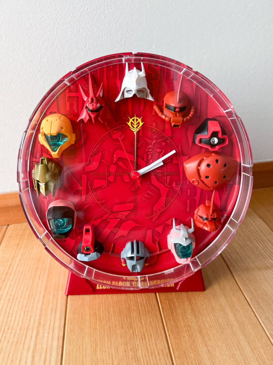動作確認済☆ ガンダム シャア専用 置き時計 ZEON CROCK ジオン