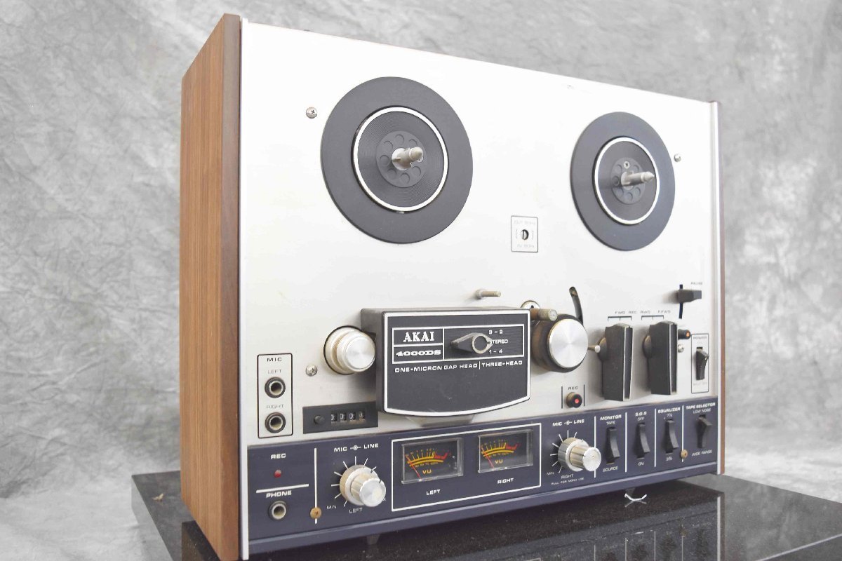 格安，人気 F AKAI アカイ 4000DS オープンリールデッキ ジャンク(オープンリールデッキ)｜売買されたオークション情報、yahooの商品情報をアーカイブ公開 - オークファン オープンリールデッキ
