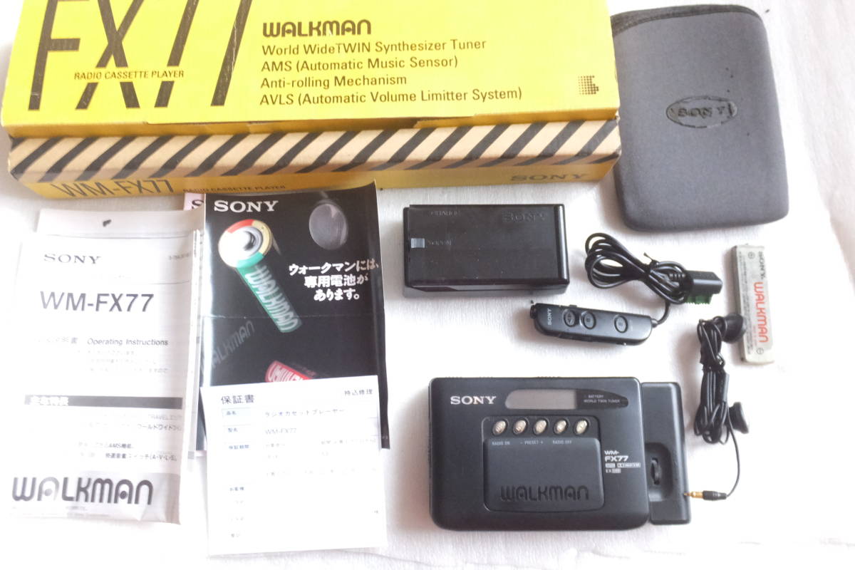 ジャンク SONY WM-FX77 SONY WM-FX77 WALKMAN 完全ジャンク品 ▷ eBay