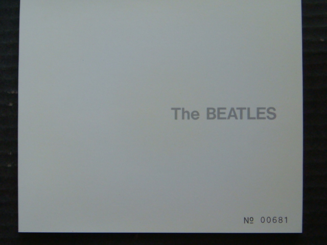 THE BEATLES/ザ・ビートルズ「WHITE ALBUM/ホワイト・アルバム MONO 