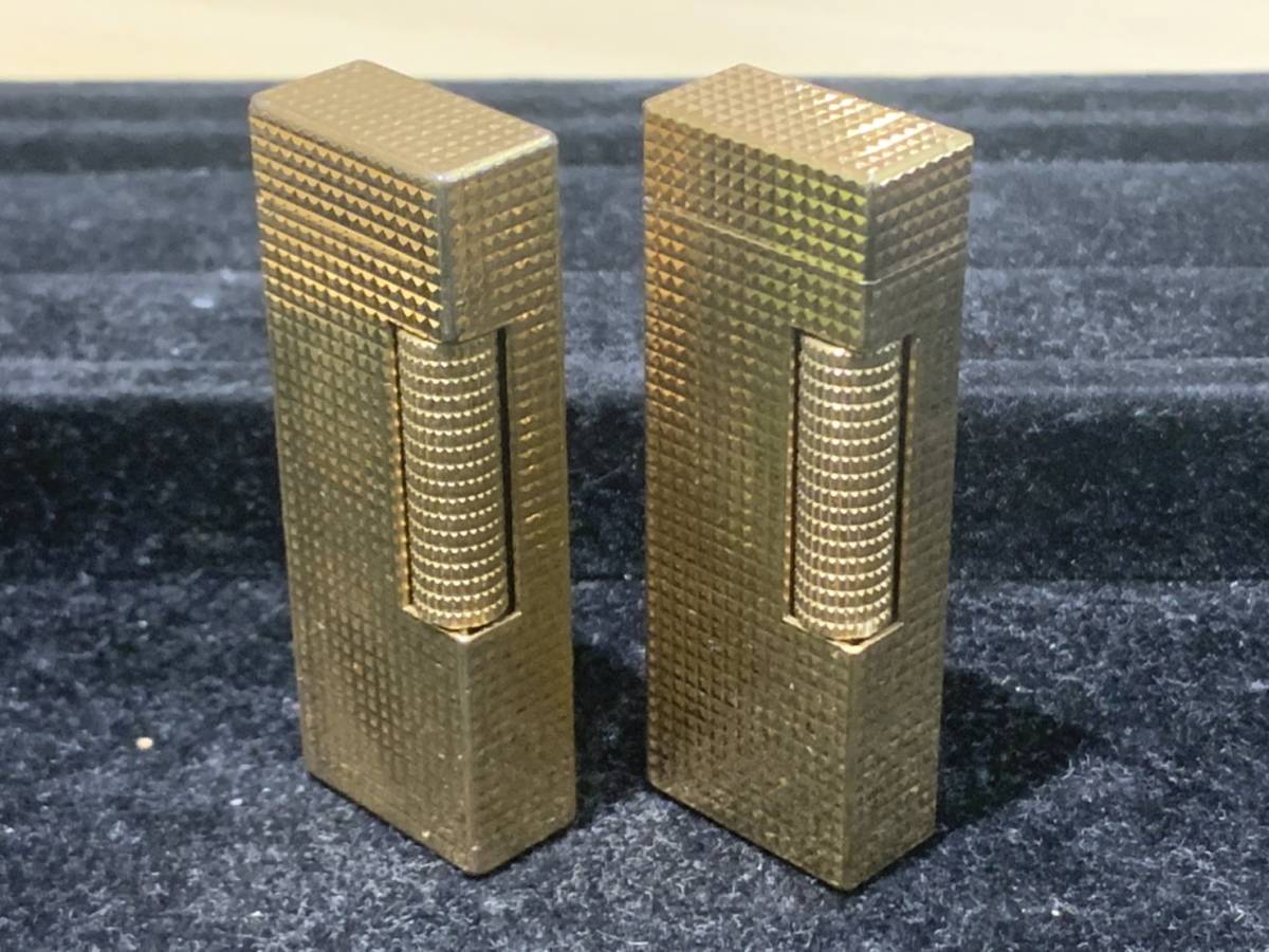 正規品，100%新品 8481-2 ダンヒル dunhill ローラーガスライター スイス製 着火未確認 US.RE24163 2個 セット ゴールド系 /現状品 コレクター 彡(ダンヒル)｜売買されたオークション情報、yahooの商品情報をアーカイ ダンヒル