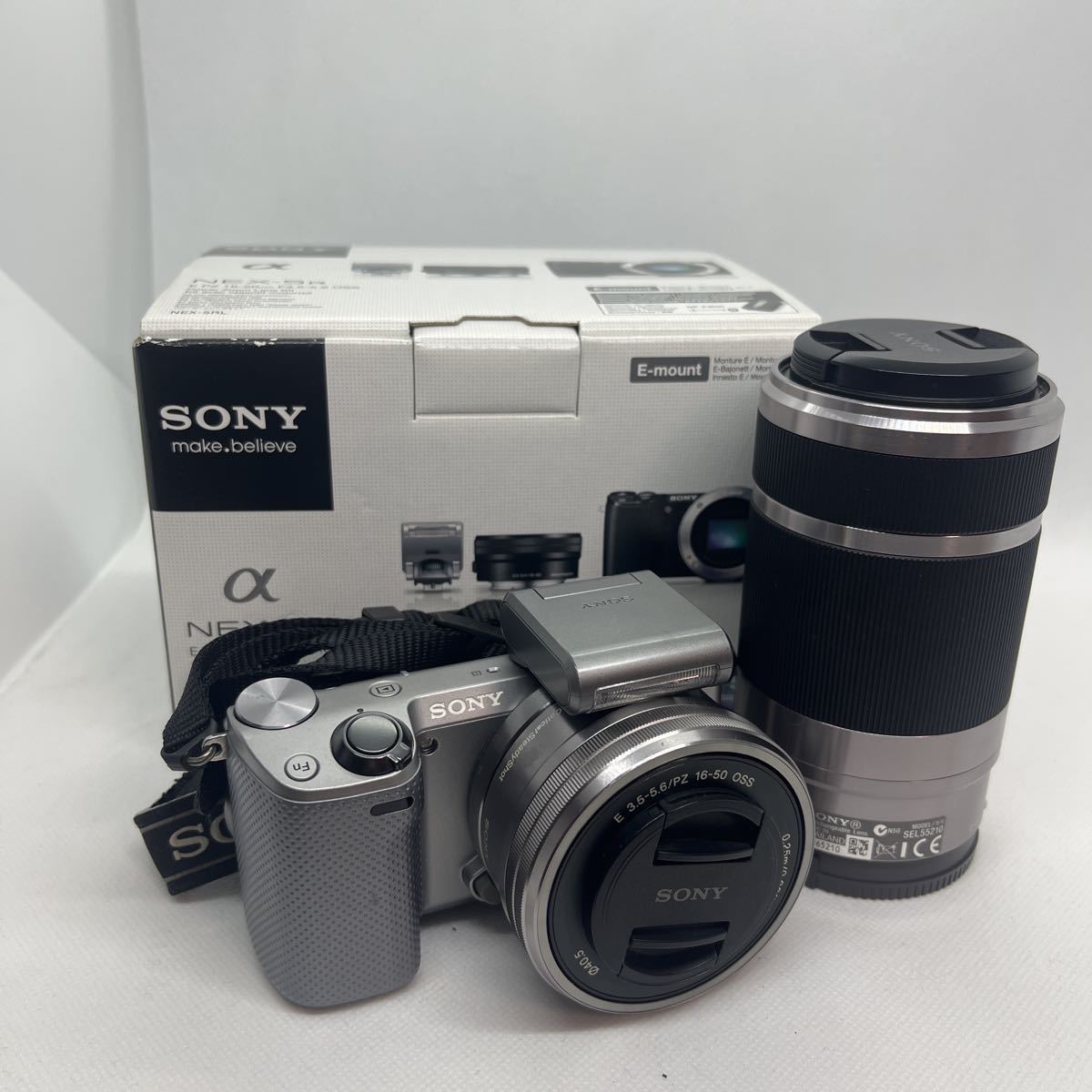 SONY α NEX-5R パワーズームレンズキット ミラーレス一眼 - パワー 